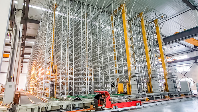 轻载式堆垛机自动化立体仓库系统 轻载式堆垛机自动化立体仓库系统